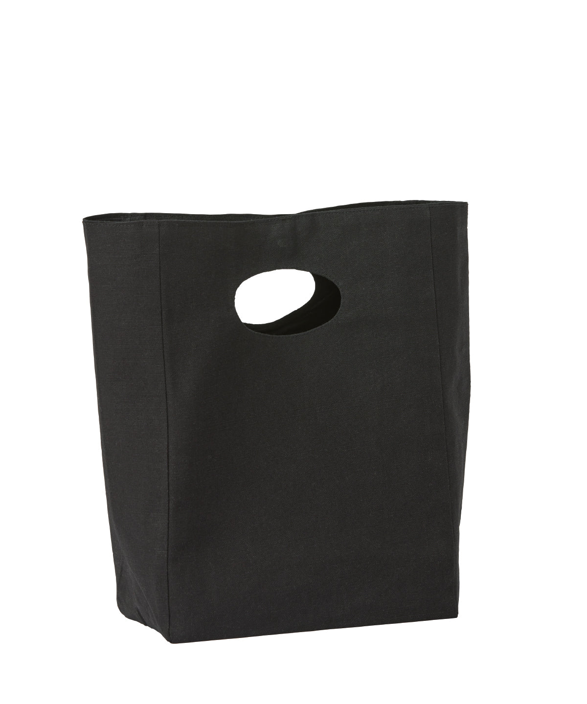 Bolsa de almuerzo de lona premium reciclada | Negro