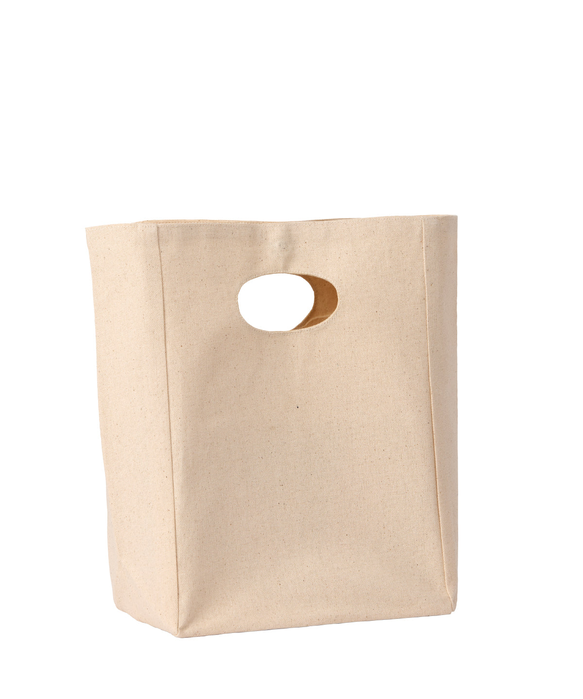 Bolsa de almuerzo de lona premium reciclada | Natural