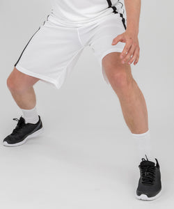 Pantalones cortos de baloncesto de secado rpido | Negro/Blanco