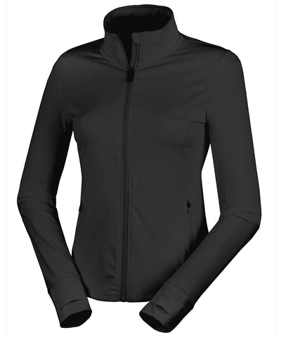 Chaqueta de fitness para mujer Spiro reciclada | Negro