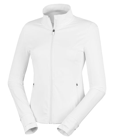 Chaqueta de fitness para mujer Spiro reciclada | Blanco