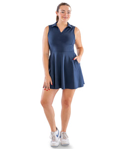 Vestido de fitness para mujer Spiro reciclado | Blanco