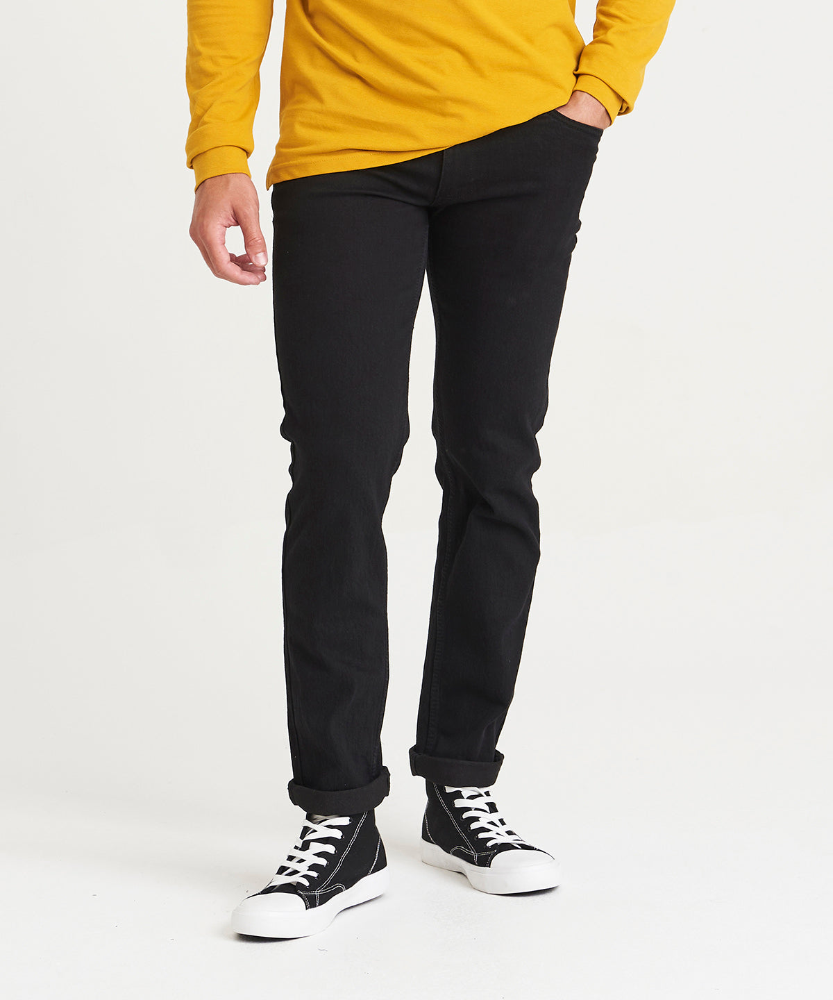 Pantalones rectos Leo | Negro