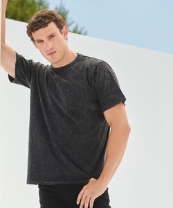 Camiseta de banda lavada unisex | Negro Lavado