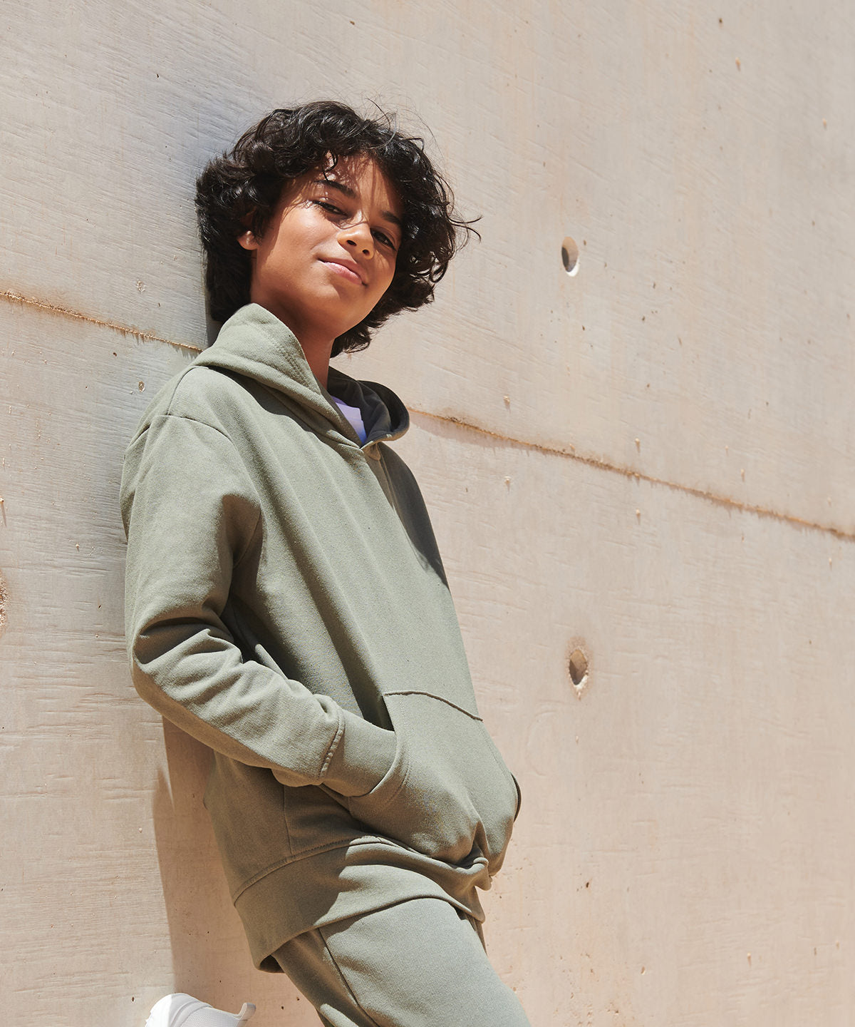 Nachhaltiges Fashion-Sweatshirt für Kinder | Khaki