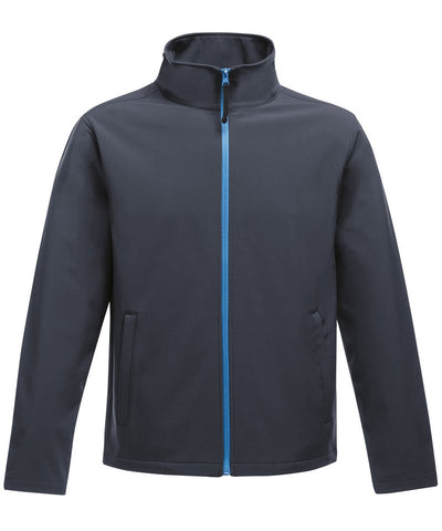 Softshell imprimable Ablaze | Azul Marino/Azul Francs