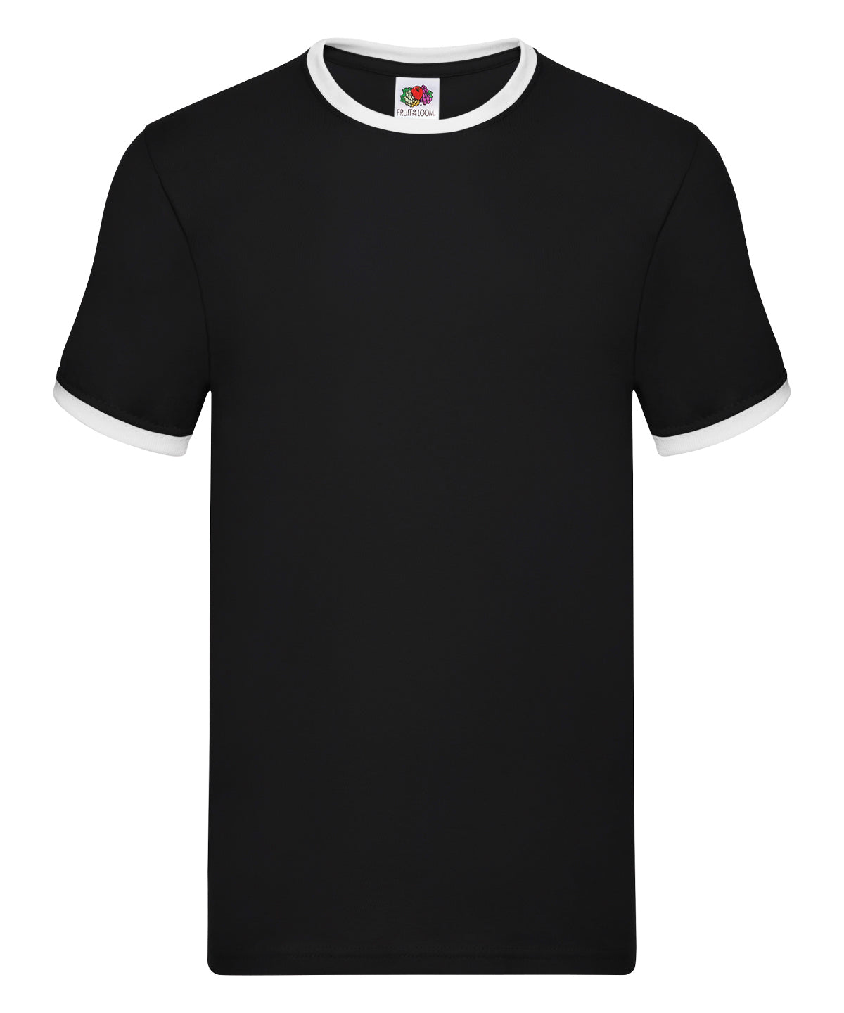 Camiseta Ringer | Negro/Blanco