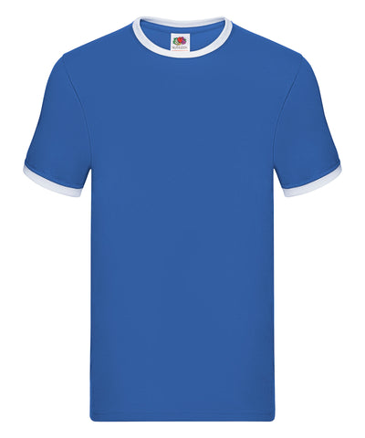 Camiseta Ringer | Azul Real/Blanco