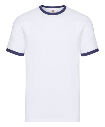 Camiseta Ringer | Blanco/Marino