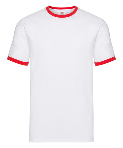 Camiseta Ringer | Blanco/Rojo - Rojo/Nieve
