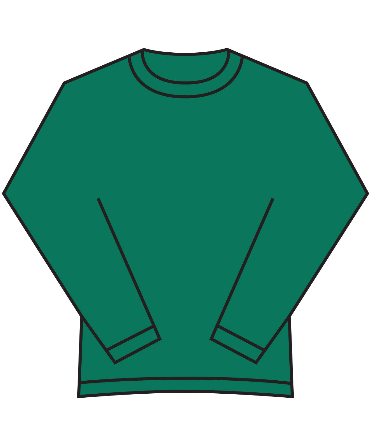 Sudadera de Supercotton | Verde Colegio