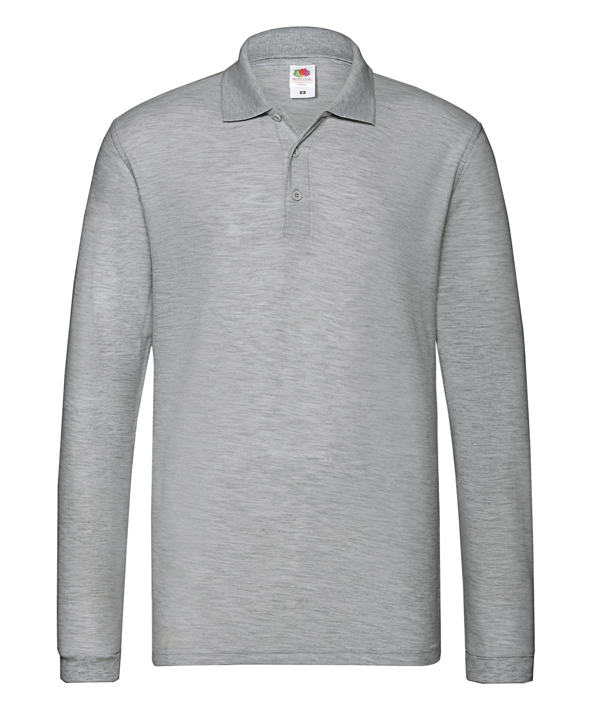 Polo de manga larga premium | Gris Deportivo - Gris Deportivo Claro