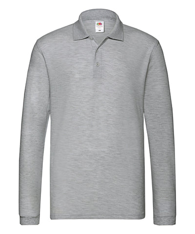 Polo de manga larga premium | Gris Deportivo - Gris Deportivo Claro