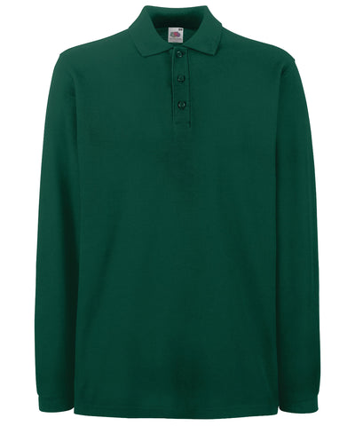 Polo de manga larga premium | Verde Bosque