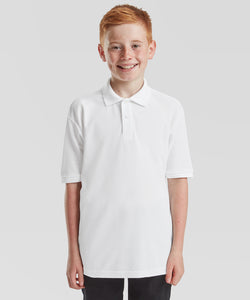 Polo piqu Kids 65/35 | Negro