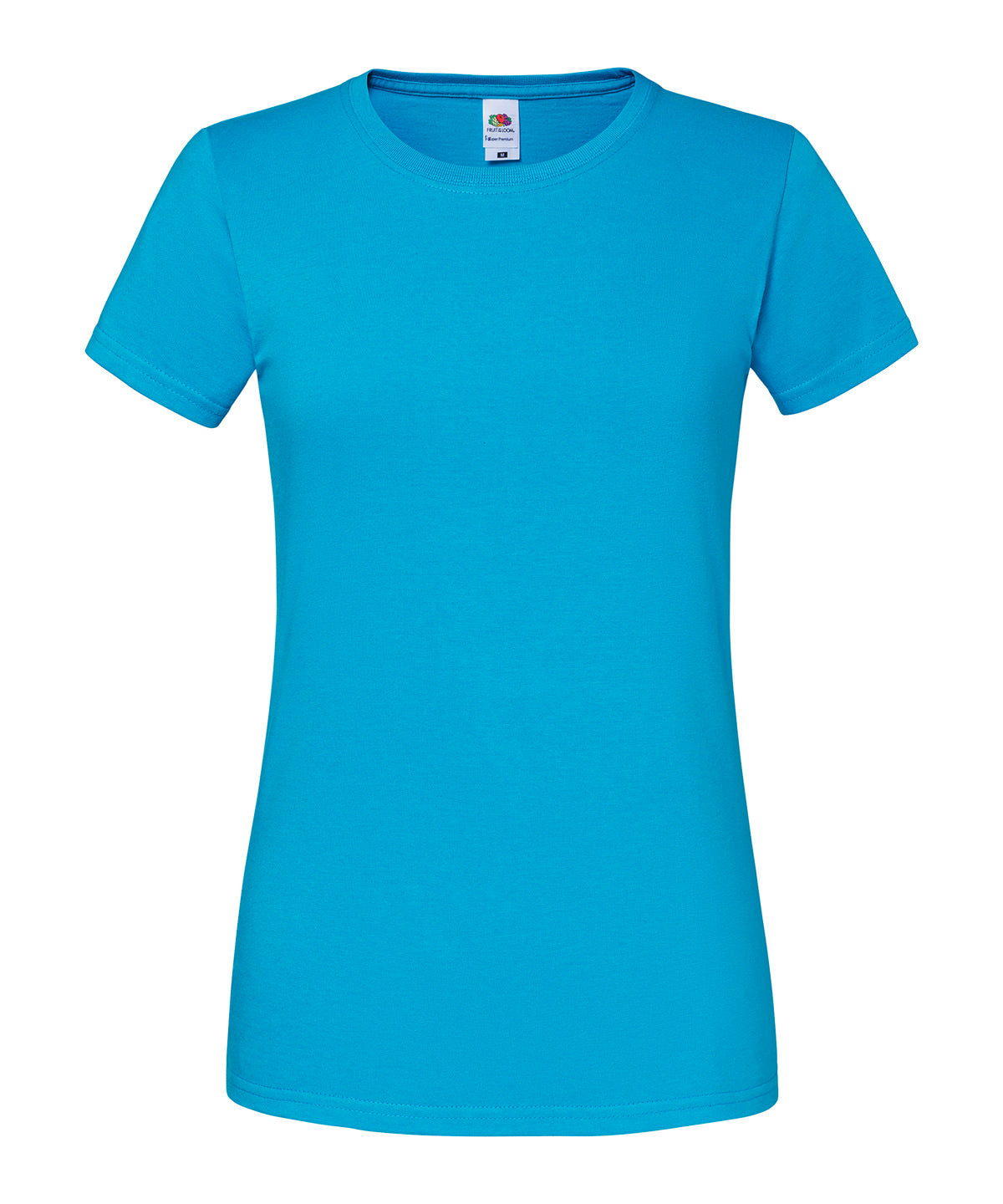 Camiseta premium en algodn ringspun Iconic 195 pour femme | Bleu Céleste