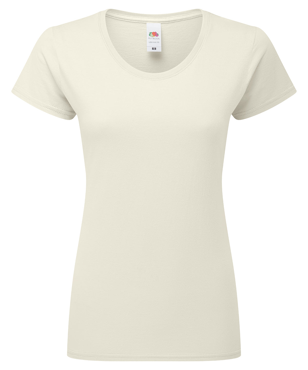 Camiseta premium en algodn ringspun Iconic 195 pour femme | Naturel