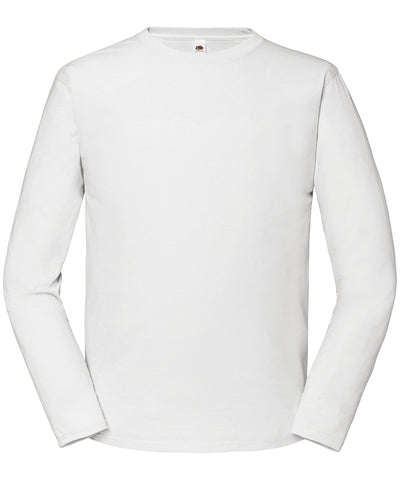 Camiseta de manga larga premium Iconic 195 ringspun | Blanco Roto