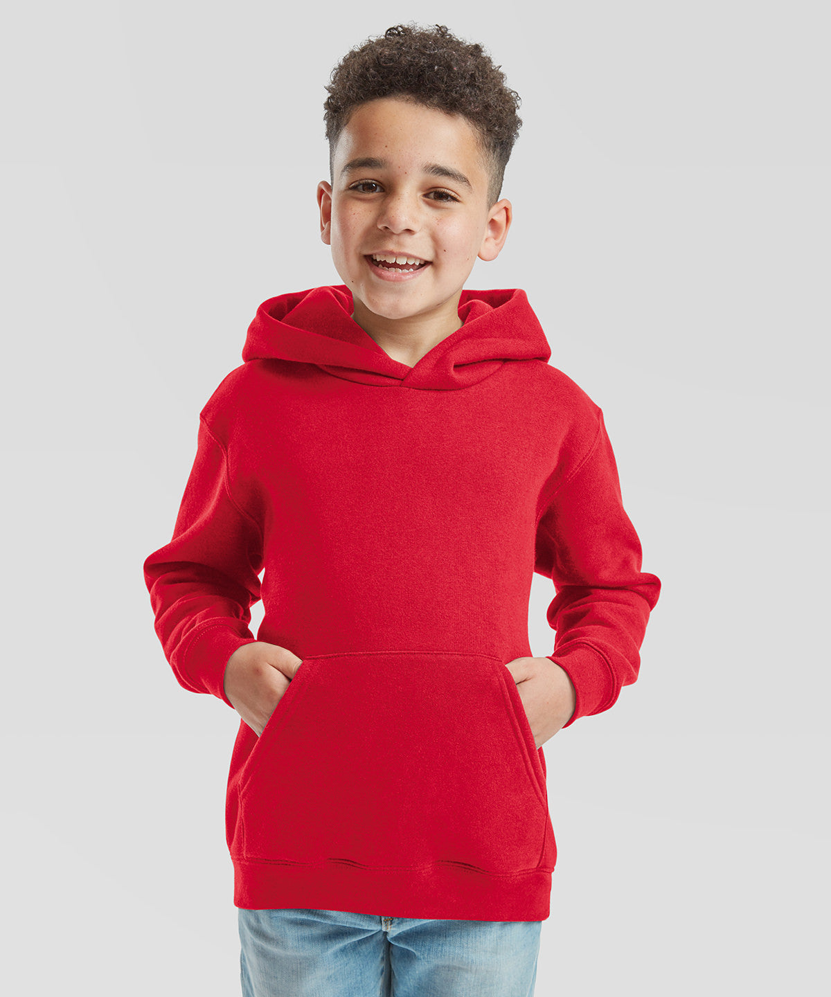 Sudadera con capucha premium para nios | Negro