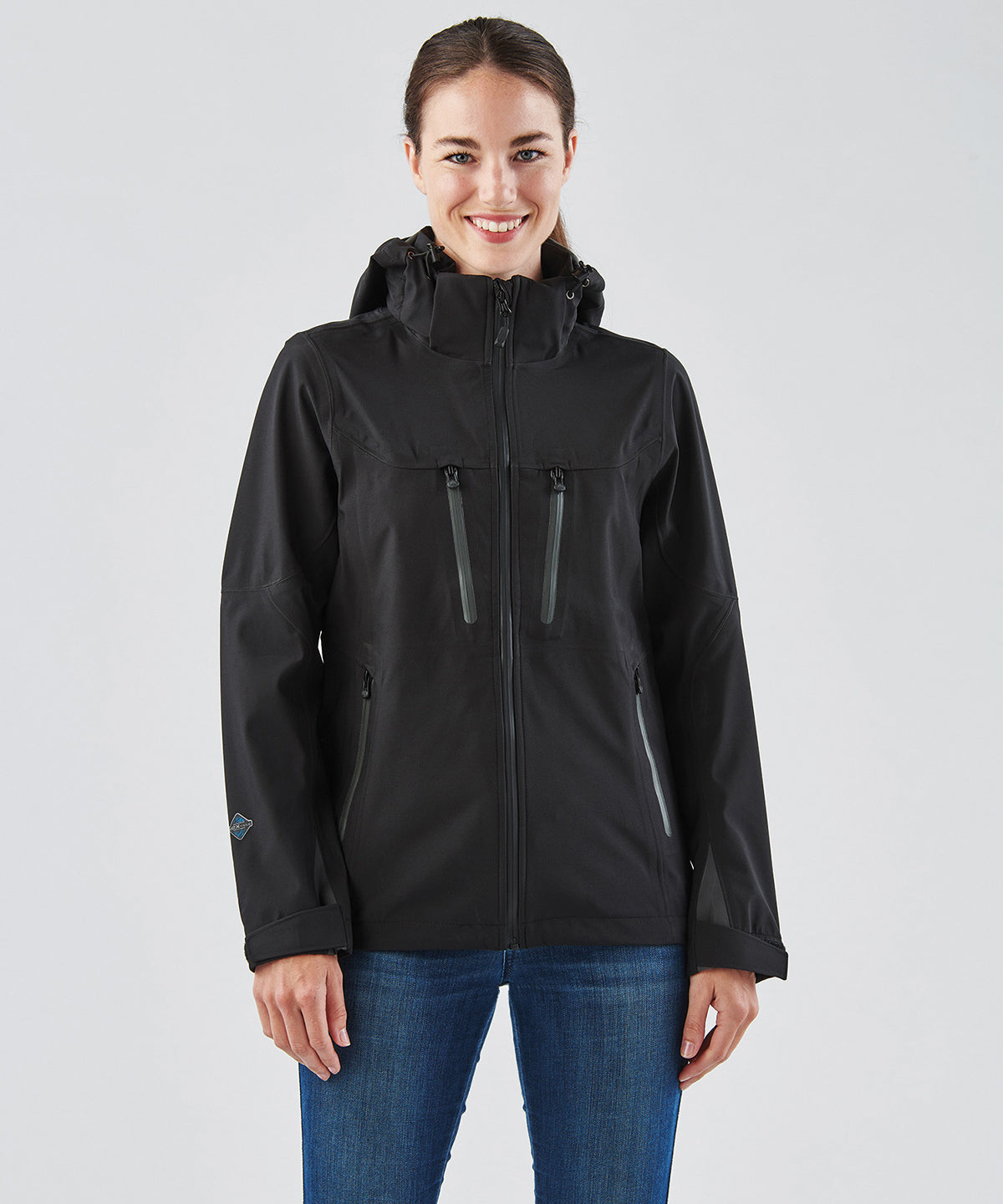 Damen Patrol Softshelljacke | Klassisches Schwarz