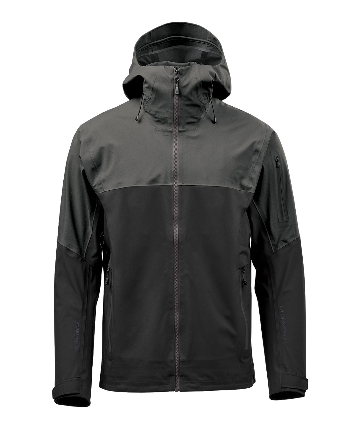 Vertex Stormshell Jacke | Granit/Schwarz