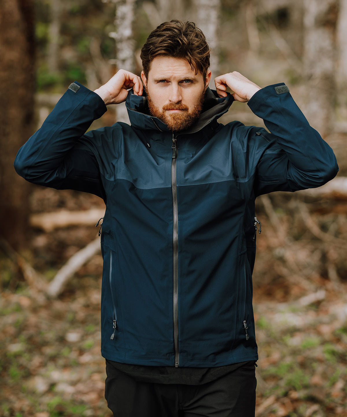 Vertex Stormshell Jacke | Granit/Schwarz