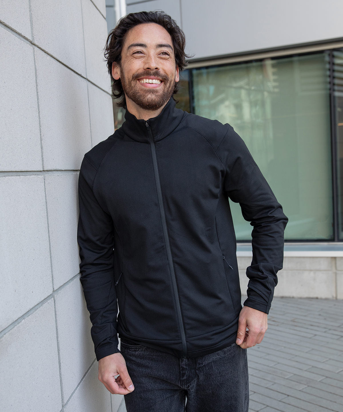 Chaqueta de rendimiento Treeline | Negro