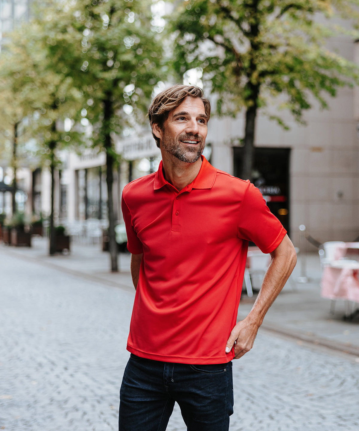 Polo piqu Eclipse H2X-Dry® | Rojo