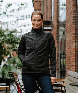 Chaqueta softshell ligera para mujer Greenwich | Negro