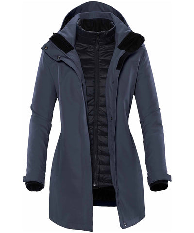 Lawinensystemjacke für Damen | Marineblauer Stoff