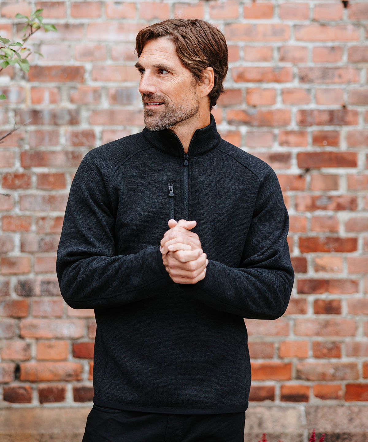 Forro polar Avalante con cremallera | Gris Granito