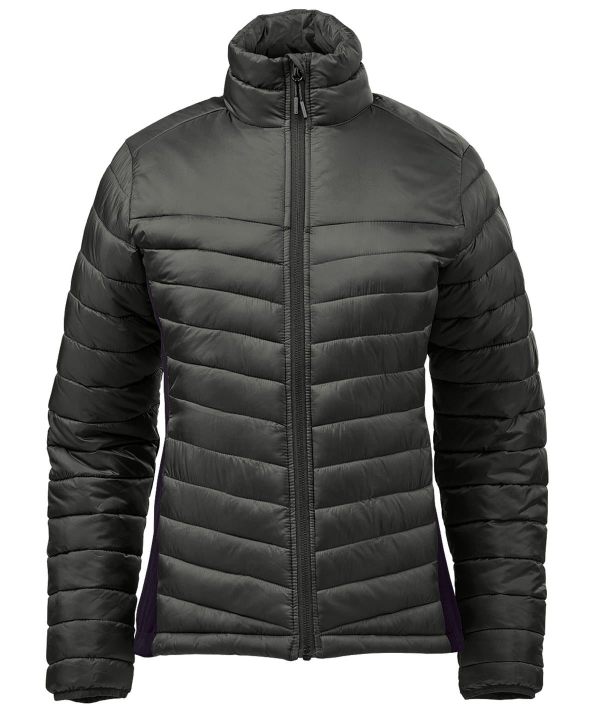 Montserrat Damen Thermojacke | Granit/Schwarz