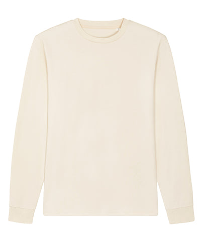 Shifts dry Unisex dry hand feeling long sleeve t-shirt (STTM558) | Natural Raw