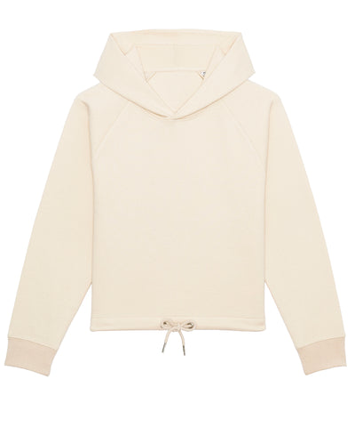 Womens Stella Bower cropped hoodie  (STSW132) | Natural Raw