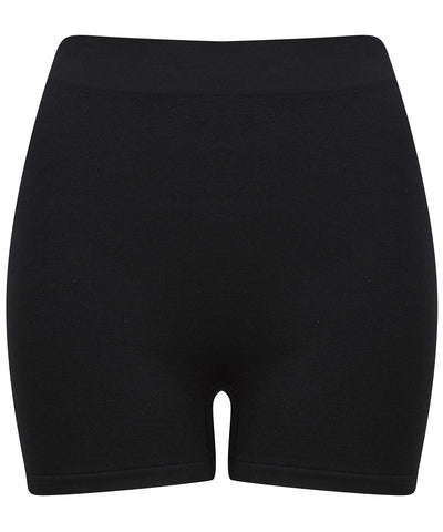 Pantalones cortos sin costuras para mujer | Negro