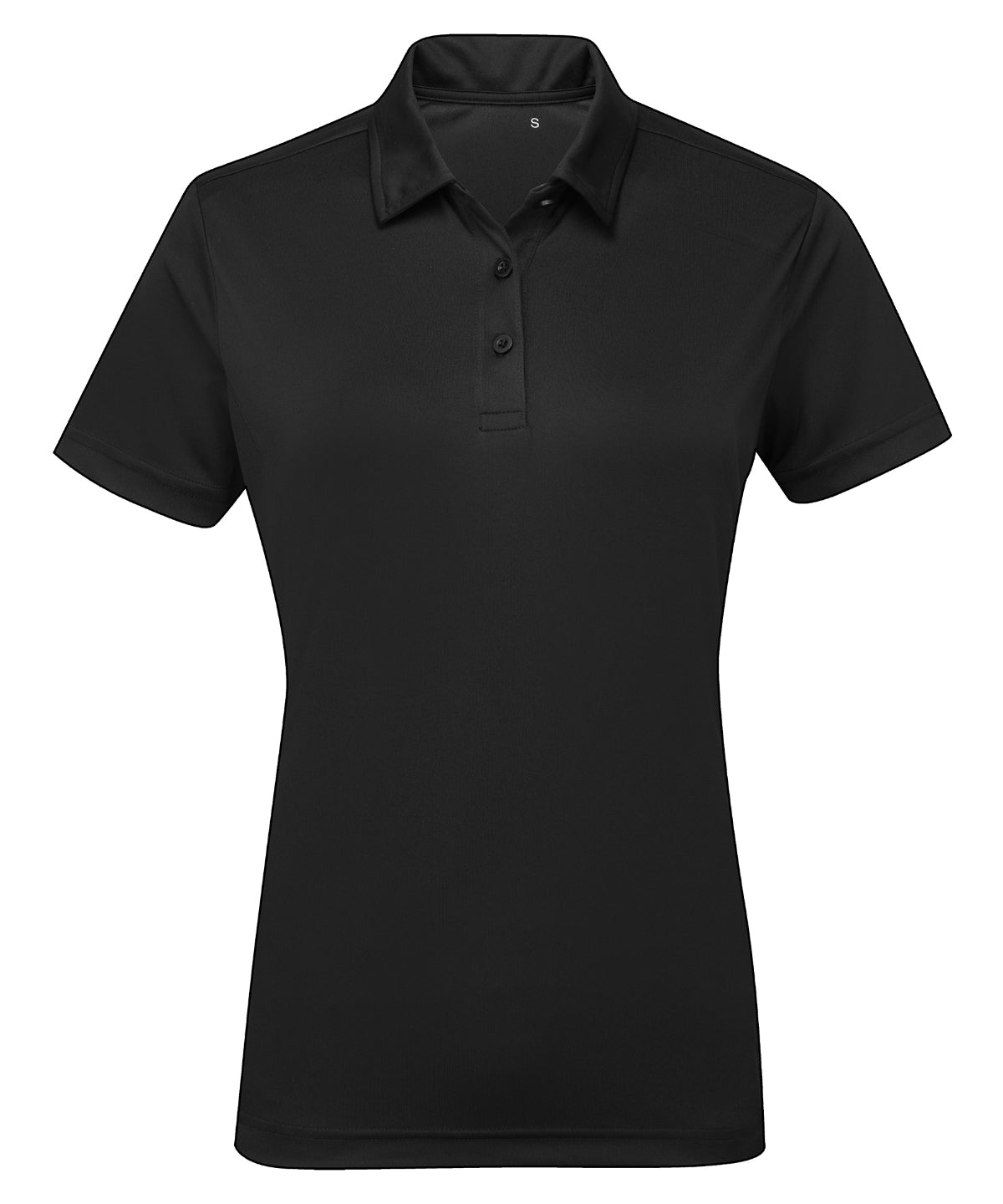Polo panelado para mujer TriDri® | Negro