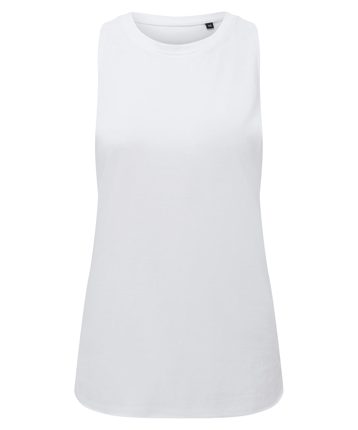 Camiseta sin mangas orgnica TriDri® para mujer | Blanco