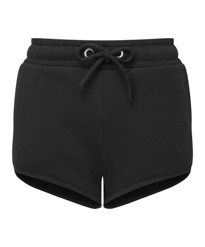 Pantalones cortos retro para mujer TriDri® reciclados | Negro