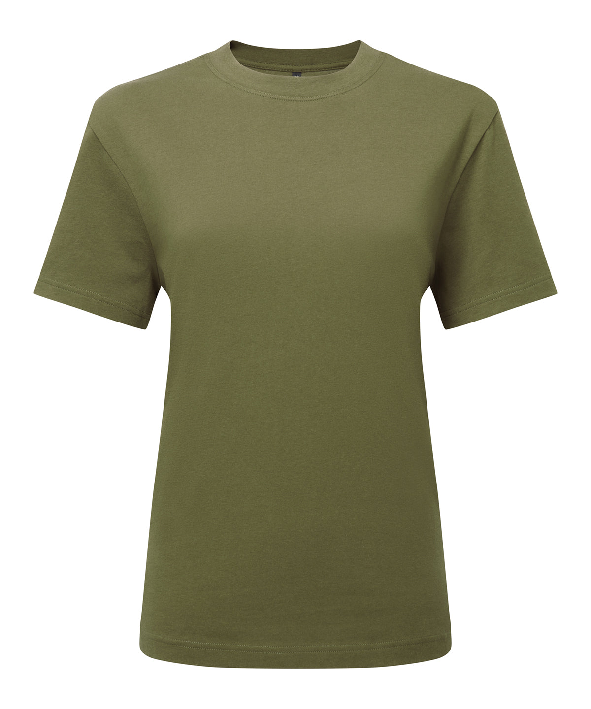 Camiseta oversize cuadrada orgnica para mujer TriDri® | Verde Oliva