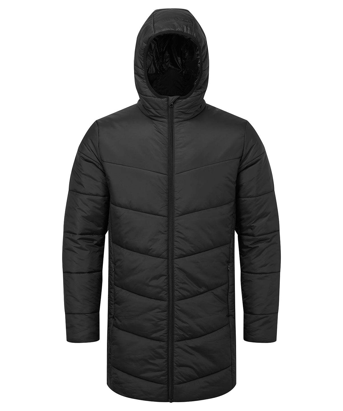 Chaqueta larga microligera TriDri® para hombre | Negro