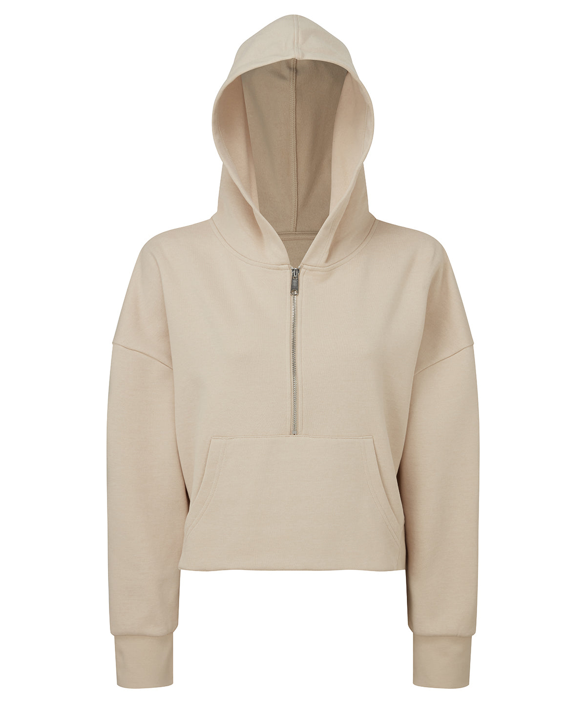 TriDri® Half-Zip Hoodie für Damen | Nude
