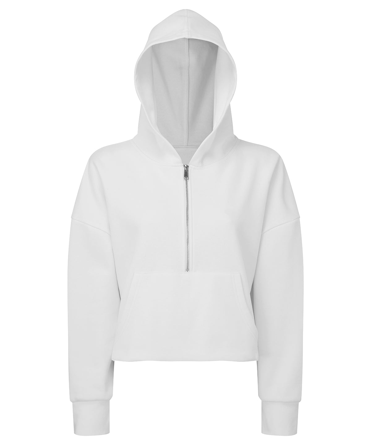 TriDri® Half-Zip Hoodie für Damen | Weiß