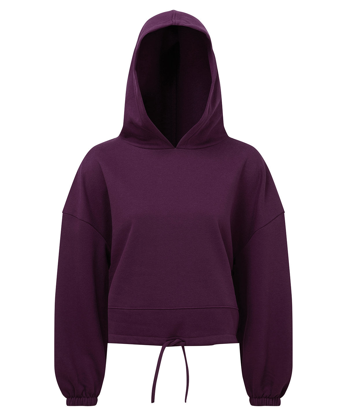 Sudadera corta extragrande para mujer TriDri® | Morado Oscuro