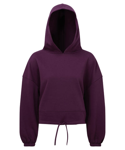 Sudadera corta extragrande para mujer TriDri® | Morado Oscuro