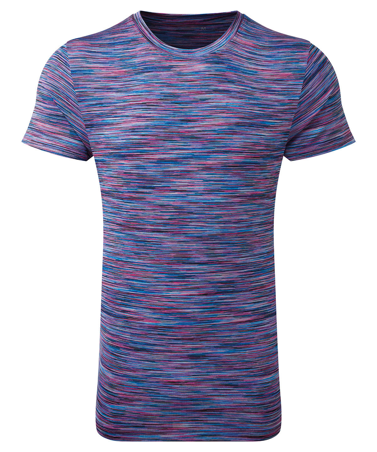 Camiseta de rendimiento TriDri® con diseo espacial | Rosa/Azul