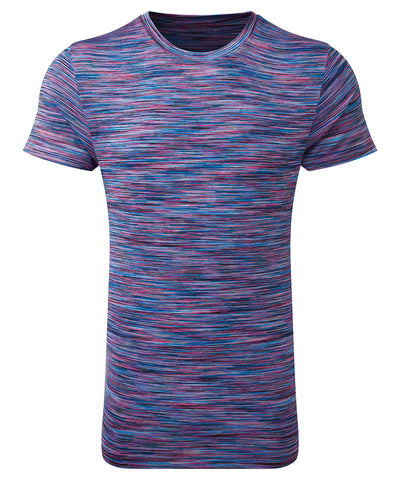Camiseta de rendimiento TriDri® con diseo espacial | Rosa/Azul