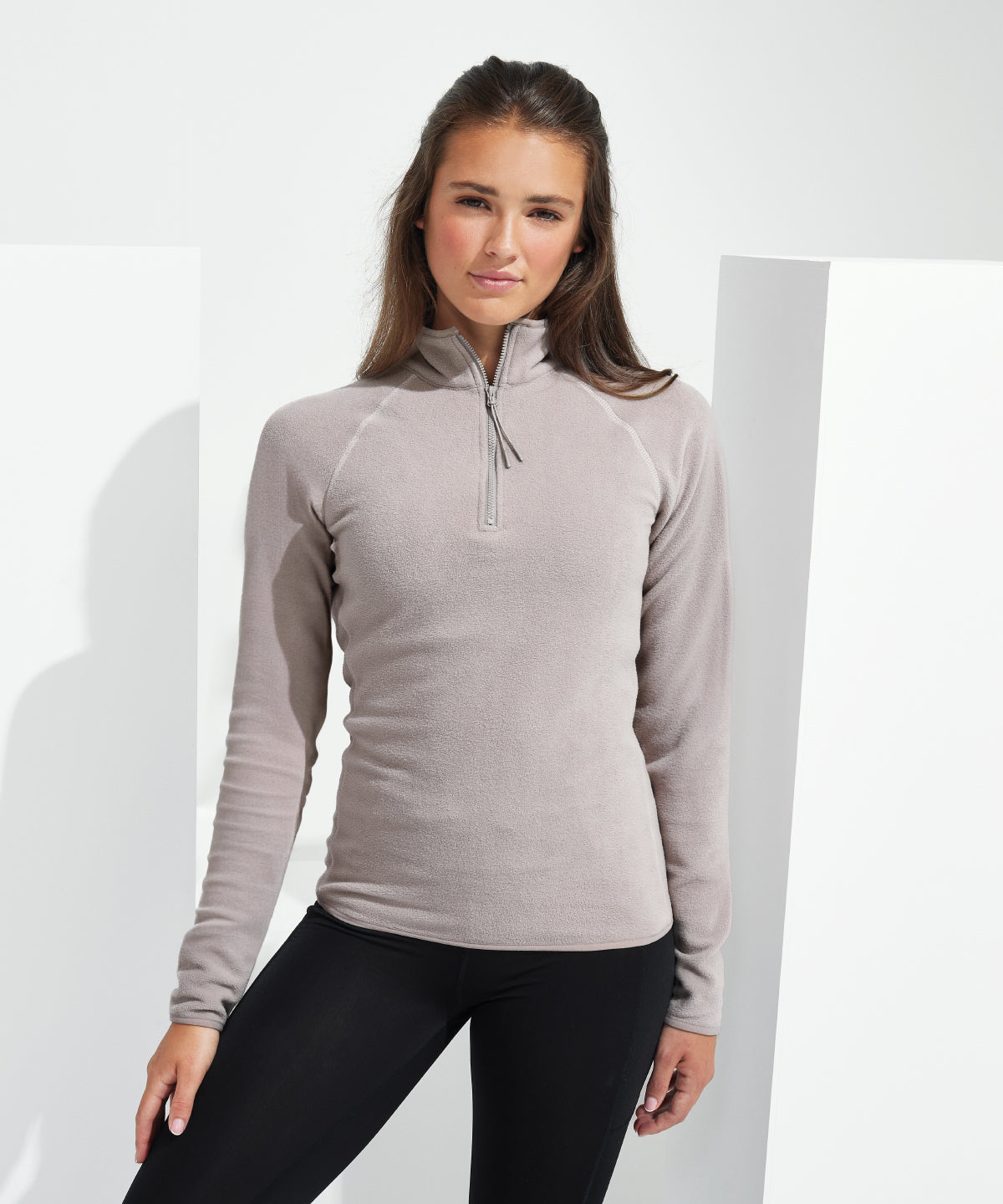 TriDri® Recycled Elements Active Fitted Sweatshirt für Damen | Kühles Grau