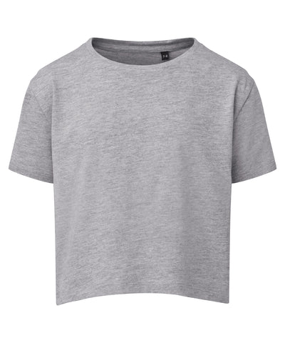 Camiseta corta para nios TriDri® | Gris Jaspeado