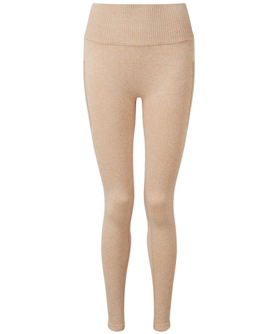 Mallas de sport pour femmes TriDri® côtelés sans couture avec ajustement 3D pour divers sports | Mélange Nu