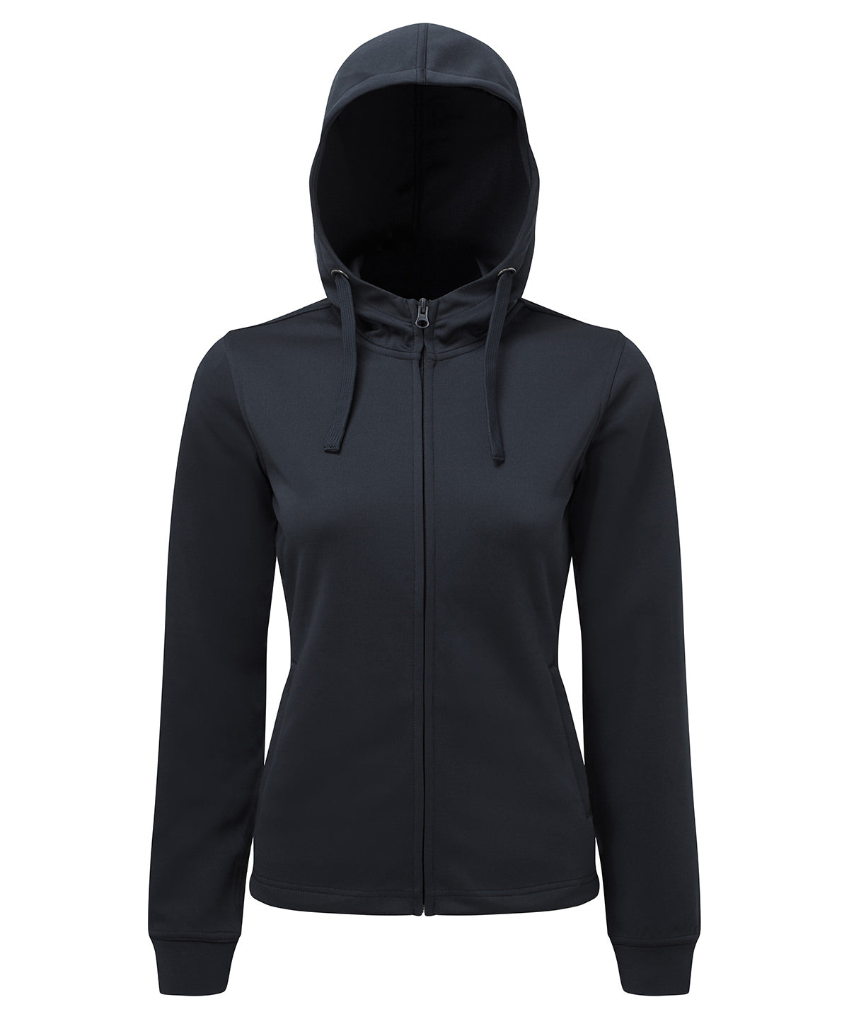 Damen TriDri® Garngefärbter Hoodie mit durchgehendem Reißverschluss | Marineblau
